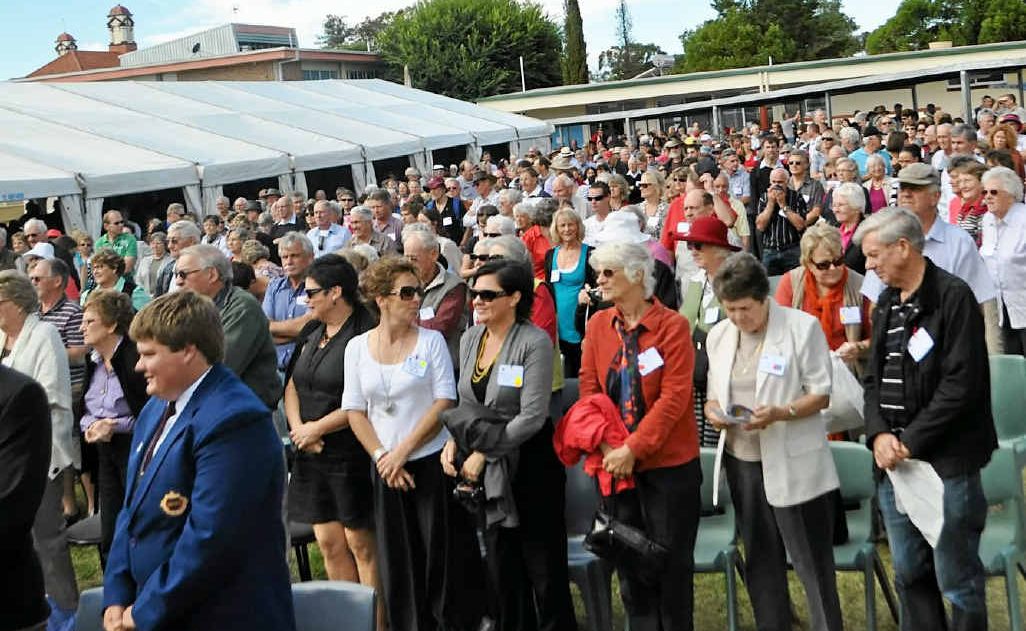 ALL TOGETHER: Past and present students flocked to Warwick High School to celebrate its centenary. ALL TOGETHER: Past and present students flocked to Warwick High School to celebrate its centenary.